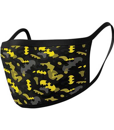 Pyramid Batman (Camo Yellow) "x2 Pieces" Face Covering Mask (GP85578)