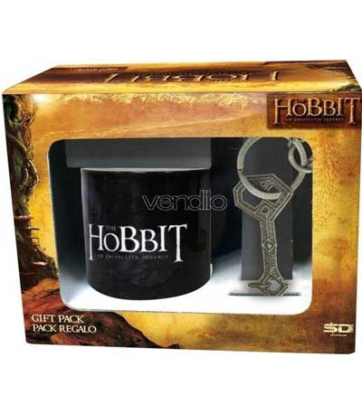 The Hobbit - Gift Pack B (logo Mug And Key To Erebor Keychain)