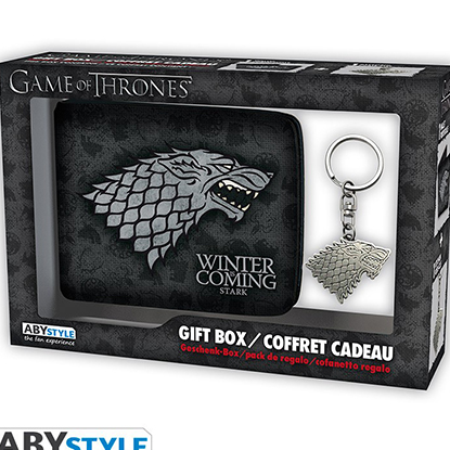 ABYstyle GAME OF THRONES - Gift Box (Πορτοφόλι-Μπρελόκ) - Stark ABYPCK111