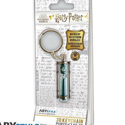ABYstyle HARRY POTTER - Slytherin Hourglass - 3D Keychain ABYKEY394