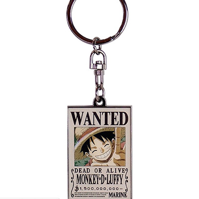 ABYstyle ONE PIECE - Wanted Luffy - Metal Keychain ABYKEY390
