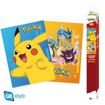 ABYstyle POKEMON - Colourful Characters - Set 2 chibi posters '52x38 GBYDCO049