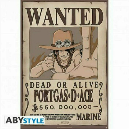 ABYstyle Αφίσα One Piece - Wanted Ace Poster 91X61 (ABYDCO410)