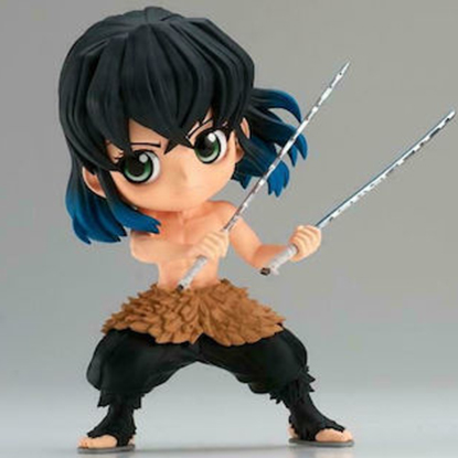 Banpresto Q Posket: Demon Slayer Kimetsu No Yaiba - Inosuke Hashibira Ⅱ (Ver.A) Figure (13cm) (18455)