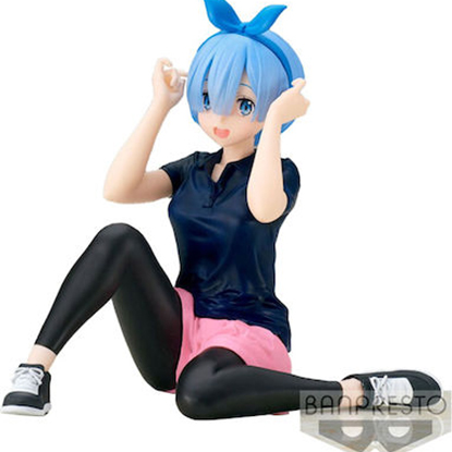 Banpresto Relax Time: Re: Zero – Starting Life In Another World - Rem (Training Style Version) Statue (14cm) (18513)