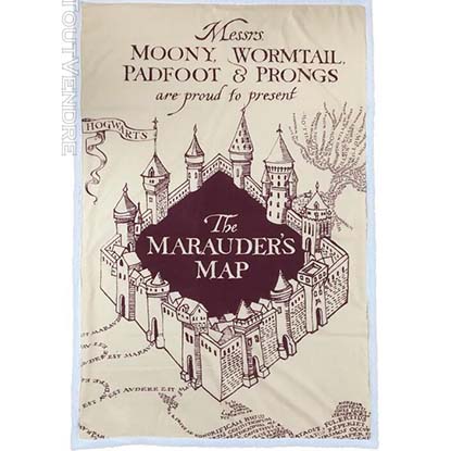 Character World Κουβέρτα HARRY POTTER Marauder's Map Sherpa '100X150cm' (HPR243)