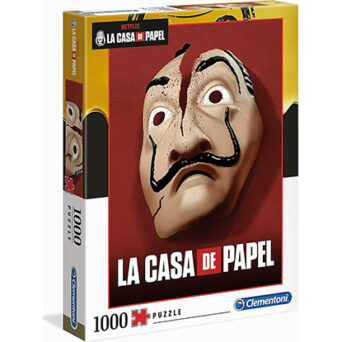 Clementoni LA CASA DE PAPEL - Mask - Puzzle 1000P 39533