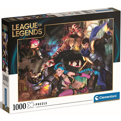 Clementoni LEAGUE OF LEGENDS - Puzzle 1000P 69 x 50 cm (CLMT39668)