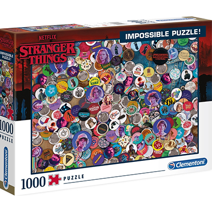 Clementoni STRANGER THINGS - Impossible Buttons - Puzzle 1000P 39528