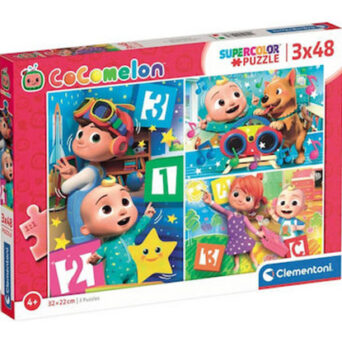 Clementoni Πάζλ COCOMELON - 3 Puzzle 48P (25273)