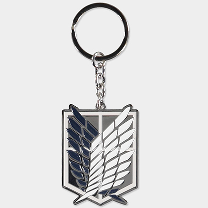 Difuzed Μπρελόκ Attack on Titan Logo - Metal Keychain (KE808631ATT)