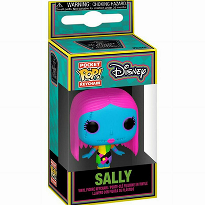Funko Pocket POP! Μπρελόκ Nightmare Before Christmas - Sally Black Light Figure