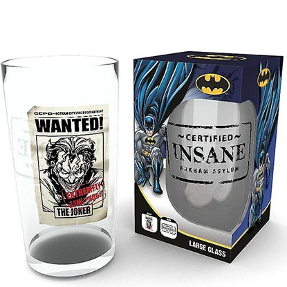 GB Eye Ποτήρι DC COMICS - Large Glasses 500ml - Joker Wanted (GYE-GLB0033)