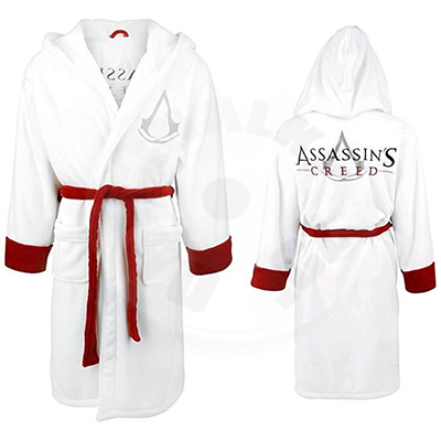 Groovy Μπουρνούζι ASSASSIN'S CREED - White - Fleece Bathrobe