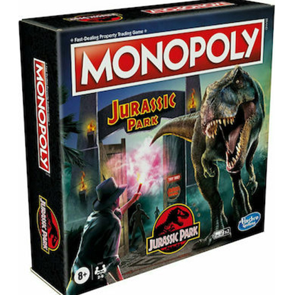 Hasbro Monopoly: Jurassic Park - Επιτραπέζιο Παιχνίδι (Ελληνική Γλώσσα) (F1662)