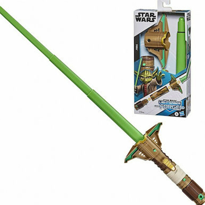 Hasbro Ρέπλικα Φωτόσπαθο Star Wars Lightsaber Forge Extendable Entry Lightsaber Master Yoda (F1163)