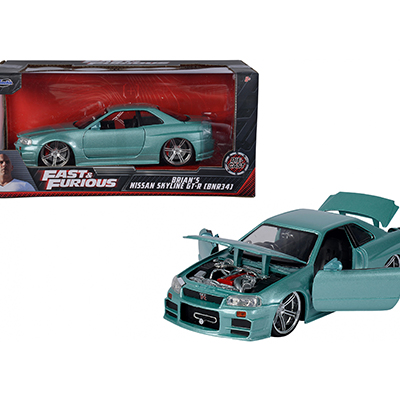 Jada Toys FAST and FURIOUS 2002 Nissan Skyline - 1:24