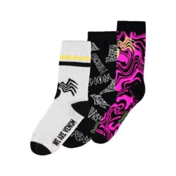 Difuzed MARVEL Κάλτσες - Venom - Kids Socks 3 Pack Ηλικίας 2.5-5 (CR107406MVL)