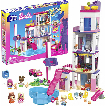 Mattel Mega Bloks Barbie: Color Reveal - Dreamhouse 545τμχ (HHM01)