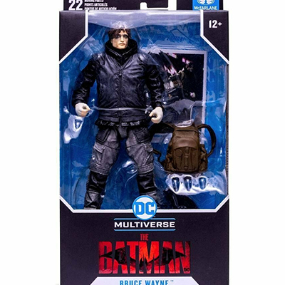 Mc Farlane BATMAN 2022 - Bruce Wayne Drifter Unmasked - Figurine articulée 18cm
