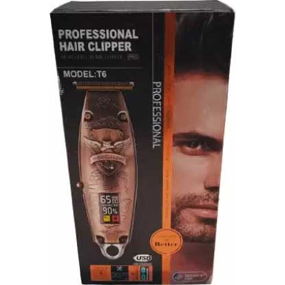 Model T6 Ξυριστική Μηχανή Professional Hair Clipper (T6)