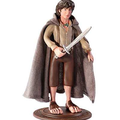 Noble Collection LORD OF THE RINGS - Frodon Bendyfigs Φιγουρα με Στηριγμα 17cm