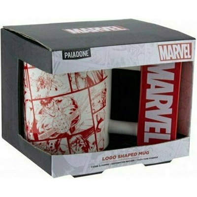 Paladone Marvel Logo Κούπα Κεραμική Λευκή 450ml