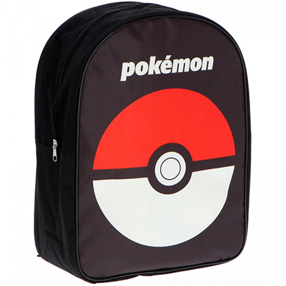 Pokemon Παιδική Τσάντα Pokeball Backpack Kids (Black) (POK22-1734)
