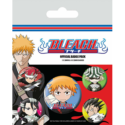 Pyramid BLEACH - Chibi Characters - Pack 5 badges Pins