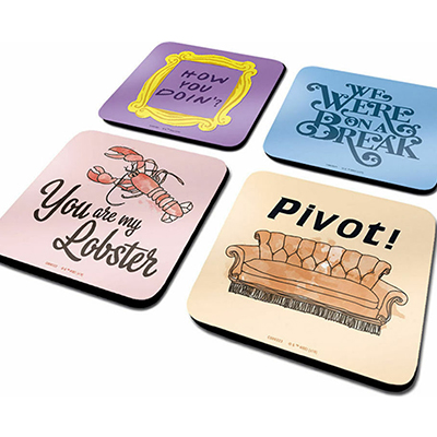 Pyramid FRIENDS - Official Coaster Pack - Quotes