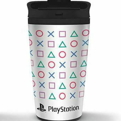 Pyramid PLAYSTATION - Shapes - Metal Travel Mug 450ml (MTM25995)