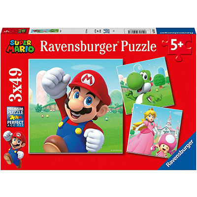 Ravensburger NINTENDO - Super Mario - 3 Puzzle x49 Pieces