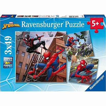Ravensburger SPIDER-MAN - In action - 3 Puzzle 49P (08025)