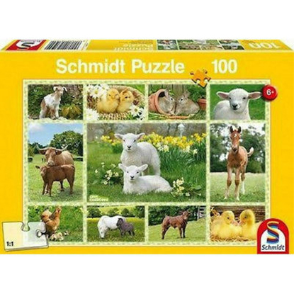 Schmidt Spiele Puzzle Ζωάκια της Φάρμας 100pcs (56194)