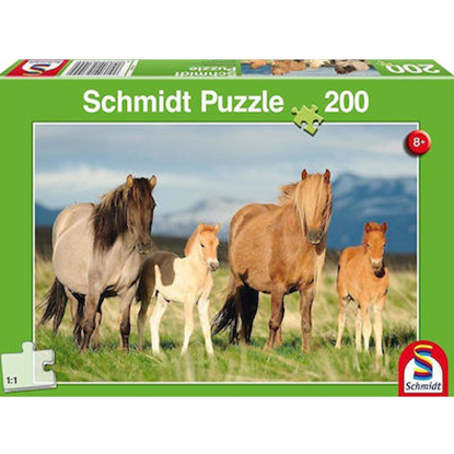 Schmidt Spiele Οικογένεια Αλόγων Puzzle 200pcs (56199)