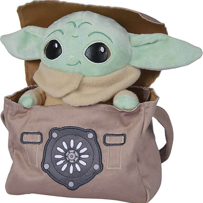 Simba Toys STAR WARS Mandalorian The Child - Τσαντα και Λουτρινο 18cm