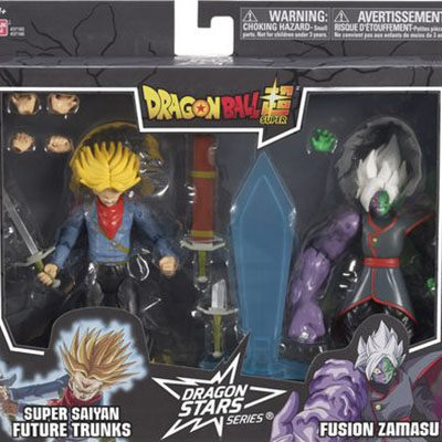 Dragon Ball Dragon Stars Battle Pack - Super Saiyan Trunks & Fusion Zamasu BA37166