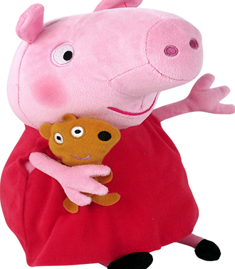 TY Beanie Original Buddy - Peppa Pig Ρlush Τoy (23cm) (1607-96230)