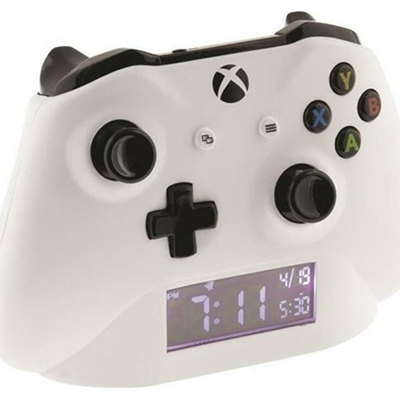 Paladone Ψηφιακό Ρολόι Επιτραπέζιο με Ξυπνητήρι Xbox Λευκό PP7898XB