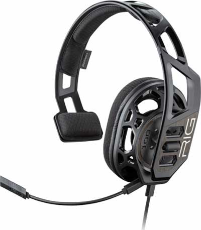 Plantronics RIG 100HC Headset Black (με μονο 3.5mm jack) PS4/XB1/NSW/PC