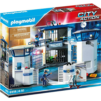 Playmobil City Action Αρχηγείο Αστυνομίας και Φυλακή Ασφαλείας για 4-10 ετών 6919