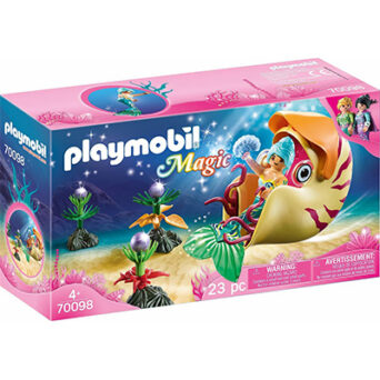Playmobil Magic: Γοργόνα με Θαλάσσιο Σαλιγκάρι Γόνδολα για 4+ ετών (70098)