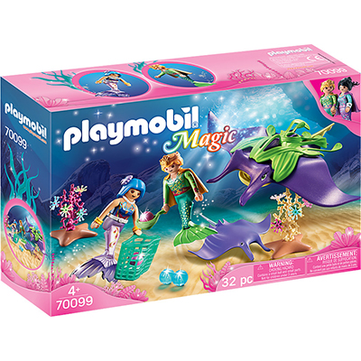 Playmobil Magic Συλλέκτες Μαργαριταριών με Γιγάντιο Σαλάχι Μάντα για 4+ ετών 70099
