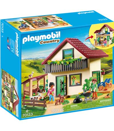 Playmobil Country Αγροικία Με Ζωάκια (70133)