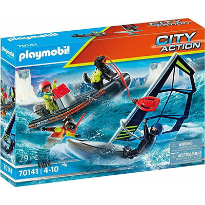 Playmobil City Action Διάσωση Ιστιοφόρου με Φουσκωτό Σκάφος 70141