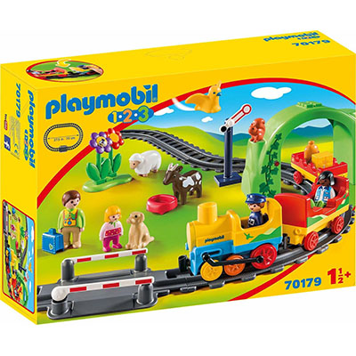 Playmobil 123 Σετ Τρένου με Ζωάκια και Επιβάτες για 1.5+ ετών 70179