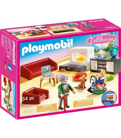 Playmobil Dollhouse - Σαλόνι Κουκλόσπιτου (70207)