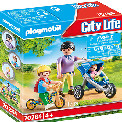 Playmobil City Life - Μαμά Και Παιδάκια για 4+ ετών 70284