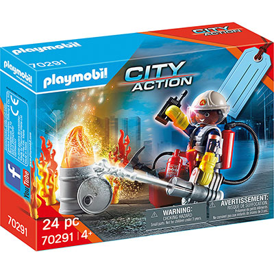 Playmobil City Action Gift Set Πυροσβέστης Με Αντλία Νερού 70291