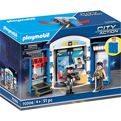 Playmobil City Action Play Box Αστυνομικό Τμήμα 70306